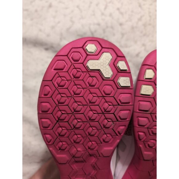 Nike Free 4.0 V4 Women's sz 6 Running Cross Trainer White/Vivid Pink 642200-100 - Picture 8 of 11